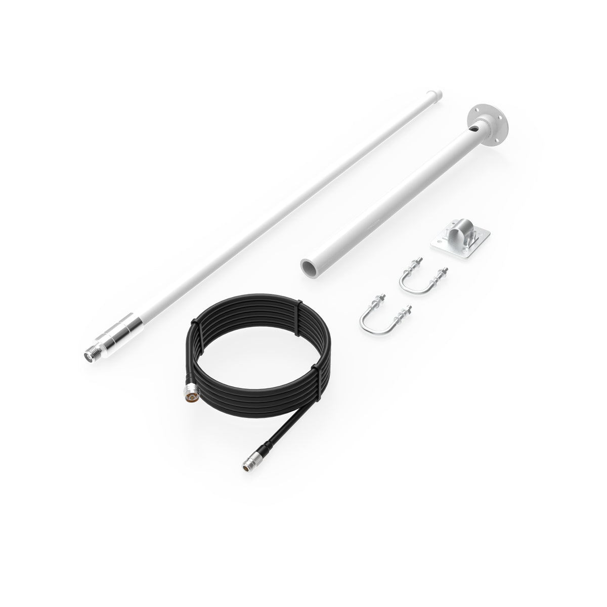 Kit de montaje de antena exterior 8 dBi para gateway (AU915) - 3 metros - Poste en U (izaje)