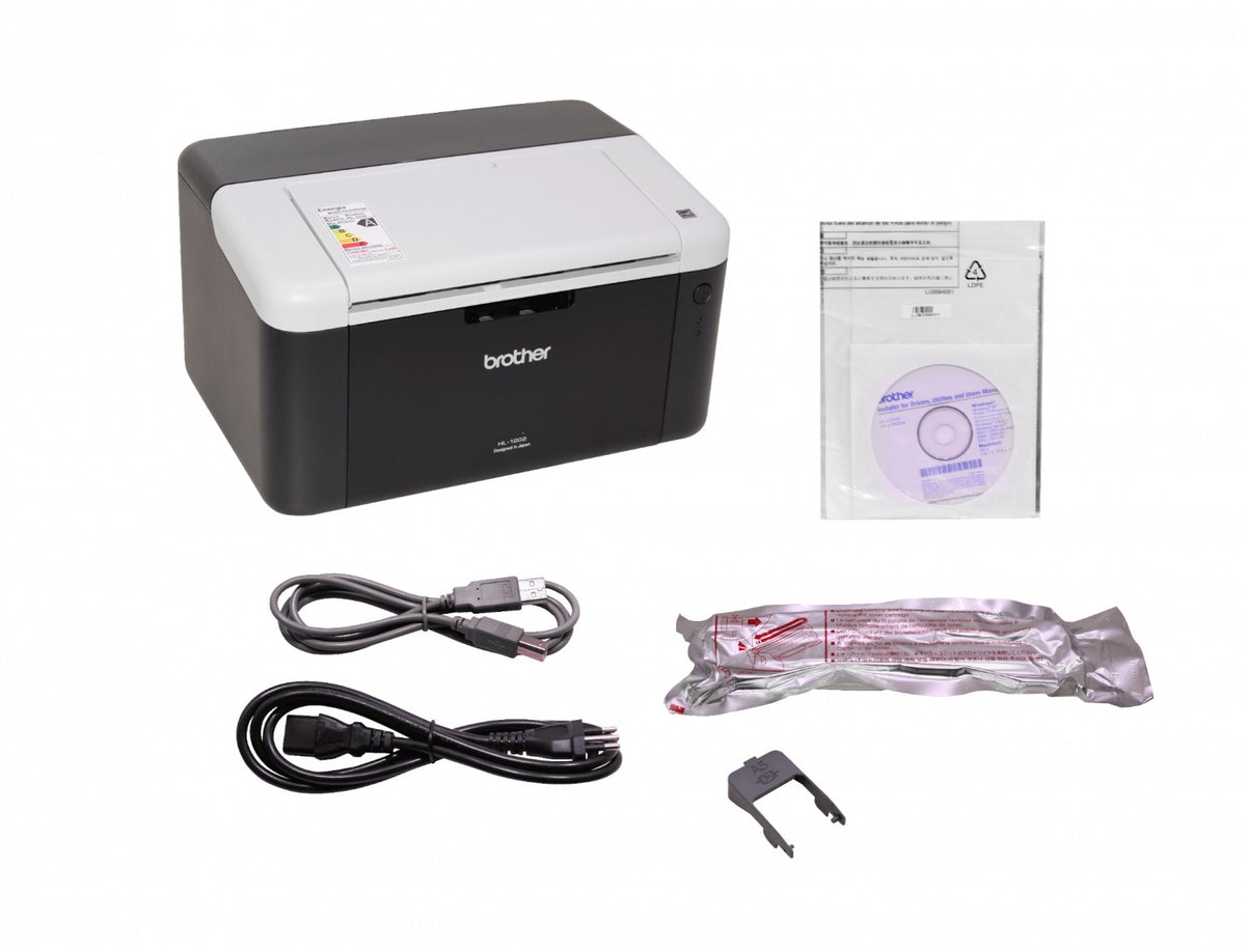 HL-1212W BROTHER Impresora Láser Monocromo con Conectividad WiFi y USB 21ppm 2400x600dpi Bandeja de 150 Hojas Tóner TN-1060