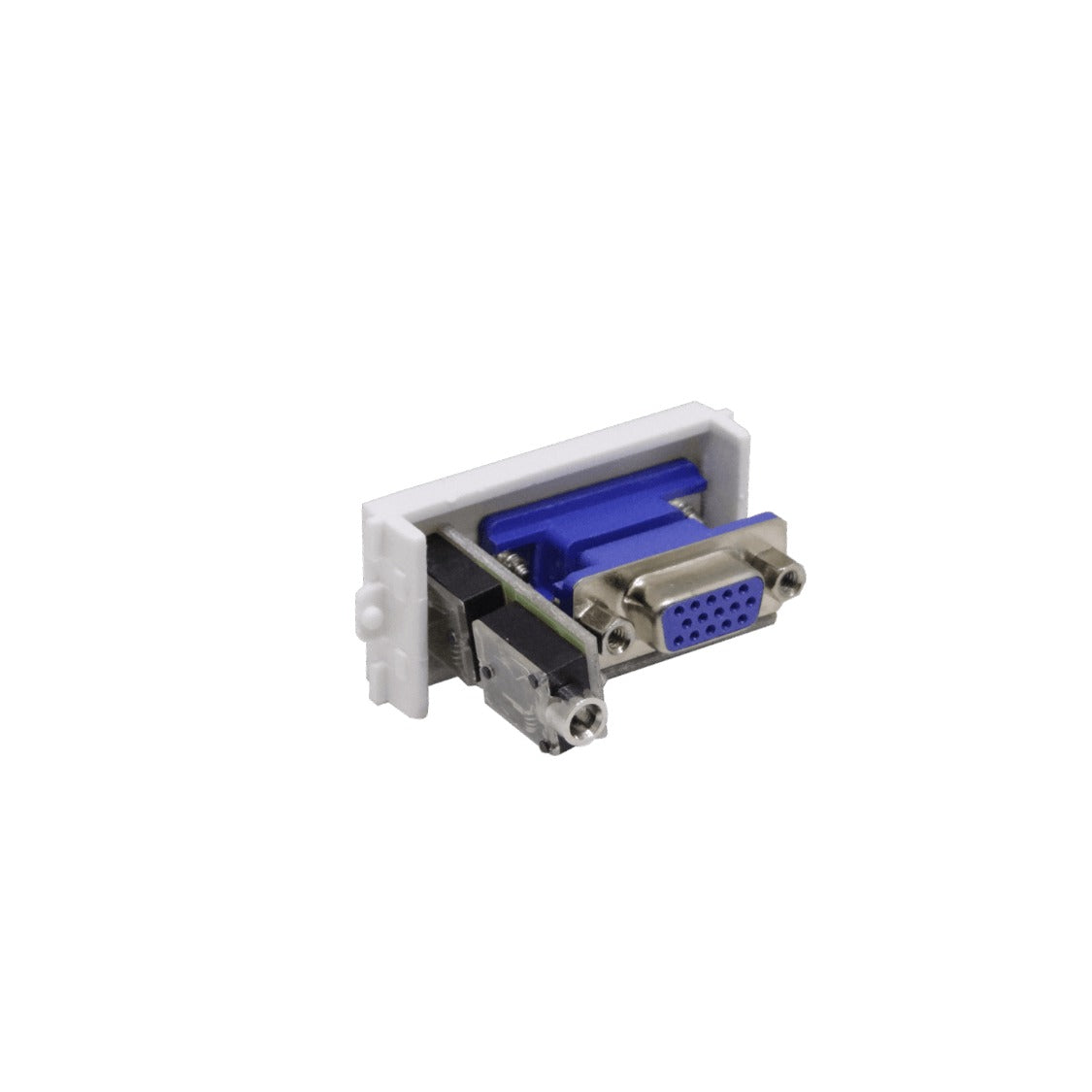 FQVVA Adaptador VGA-Hembra 3,5mm-Hembra Audio DB15-Hembra-Hembra DE-15/HH para FQ1-FQ2-FQ3