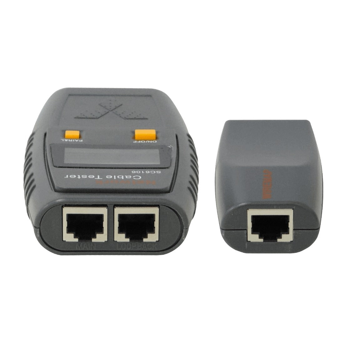 SC6106 Tester 2-RJ45 BNC Pinzas c/Display c/Audio req-4-AAA