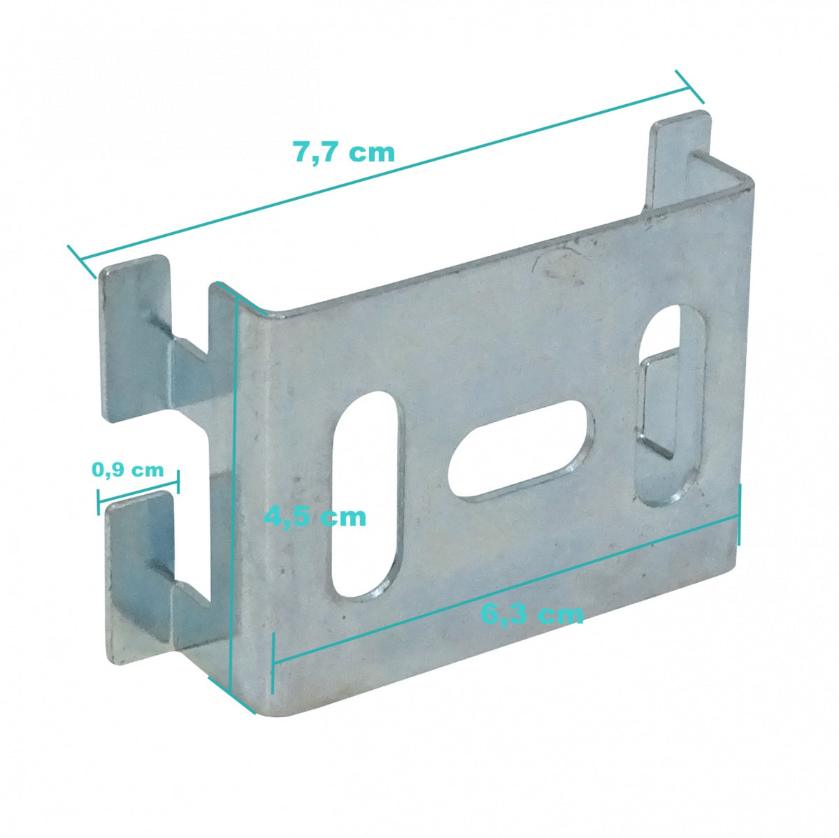 ESCAM-F LINKCHIP Soporte de Pared 77x45x20mm para Bandeja Tipo Canastilla de Malla de Alambre