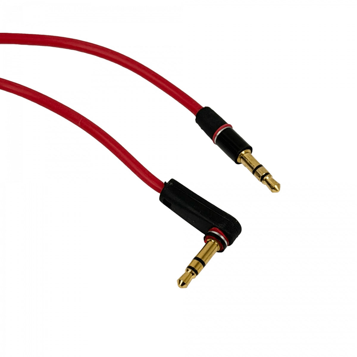AUDIO-05L 3,5mm-MM Ángulo 90-Grados Conector Macho-Macho Longitud 0,5mt Cable Sonoro Toma Phone-1/8 50cm