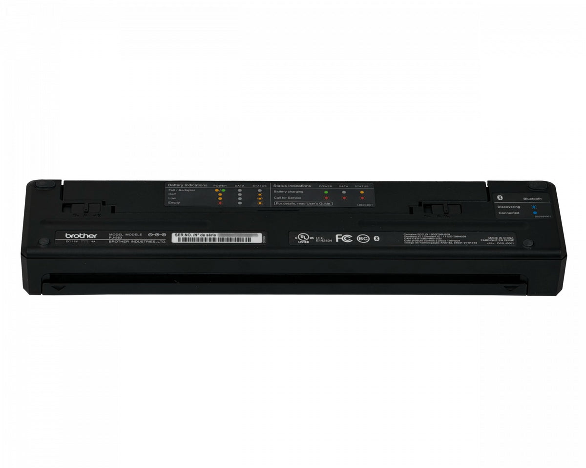 PJ863L BROTHER Equipo de impresión portátil térmica, velocidad 13,5 páginas por minuto, compatible con formatos A4/A5, alimentación USB-C, conectividad Bluetooth versión 5.2