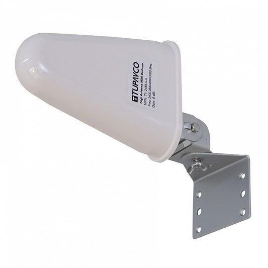 TP541 TUPAVCO Antena direccional Yagi de 9dBi para 2,4/5GHz con rango 2400-2500/4900-5850MHz, apertura 54ºx44º y conector N-H