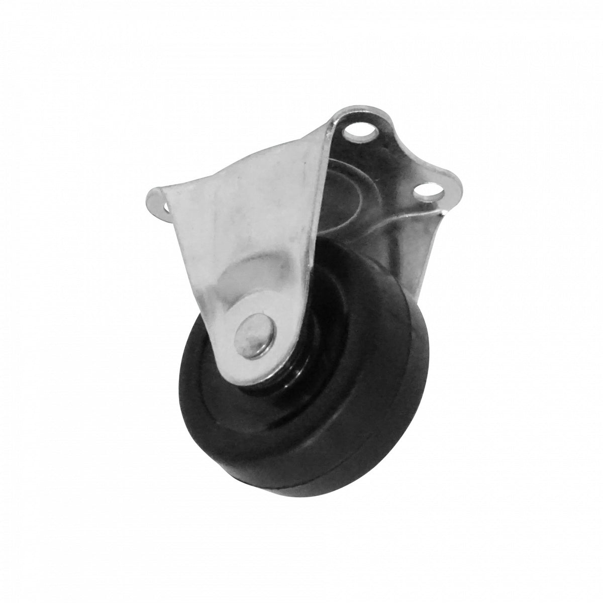 RUEDA-2 Rodaja 2-pulgadas Estacionaria Negra Capacidad-25Kg 40x57,5x66mm