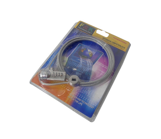 COMPUTERLOCK Candado Seguridad c/Llave 1mt-Cable