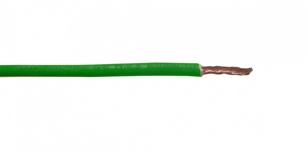 HZ4V EVA H07Z-1 4mm LSZH Verde/Amarillo 100 metros 750V Brasil Cable Multifilar Eléctrico