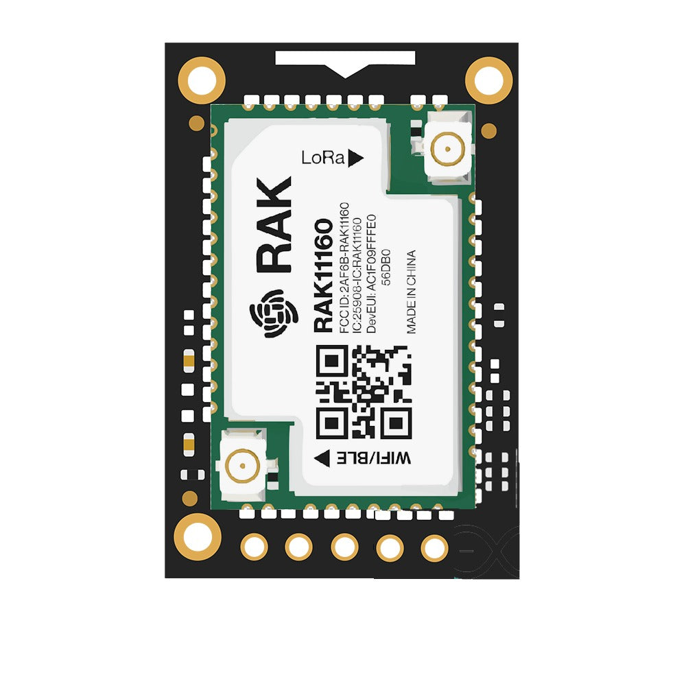 STM32WLE5 para LoRaWAN + Espressif ESP32-C2 BLE y WiFi RAK11162
