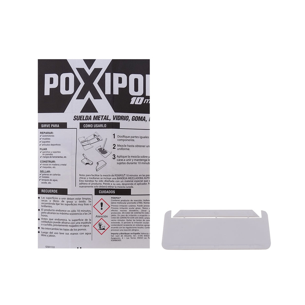 POXIPOL POXIPOL Adhesivo Epoxi soldadura plástica 10-minutos 2-Tubos