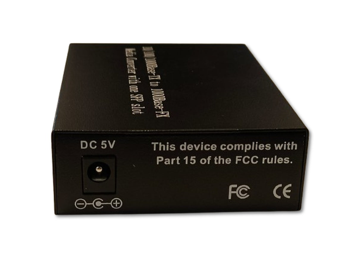 Convertidor de Medios Fibra Óptica GM-805A 10/100/1000Mbps con Slot SFP