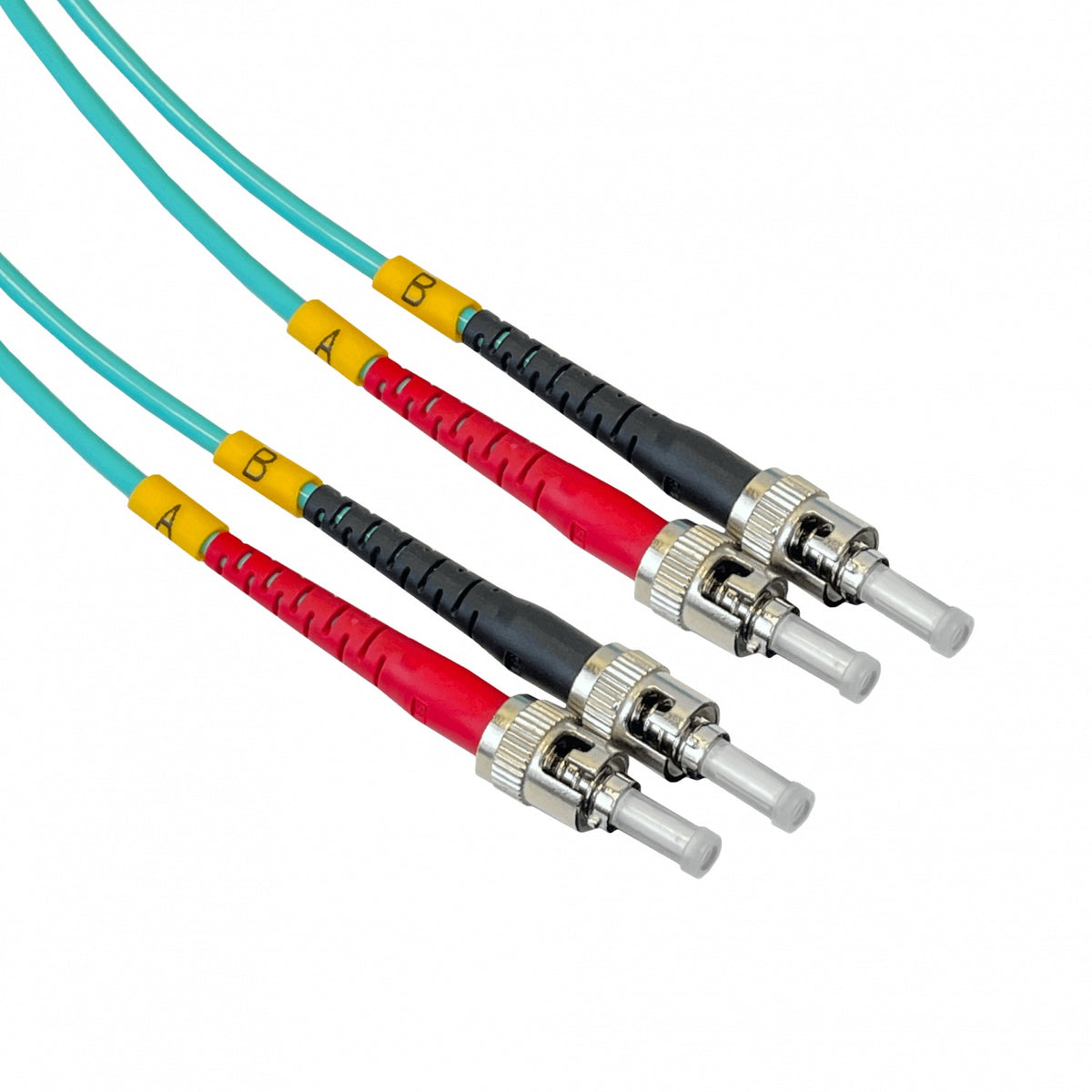 JF3TT15 15mt ST-ST OM3 Multimodo MM Duplex Jumper Fibra 3.0mm 50/125um LSZH