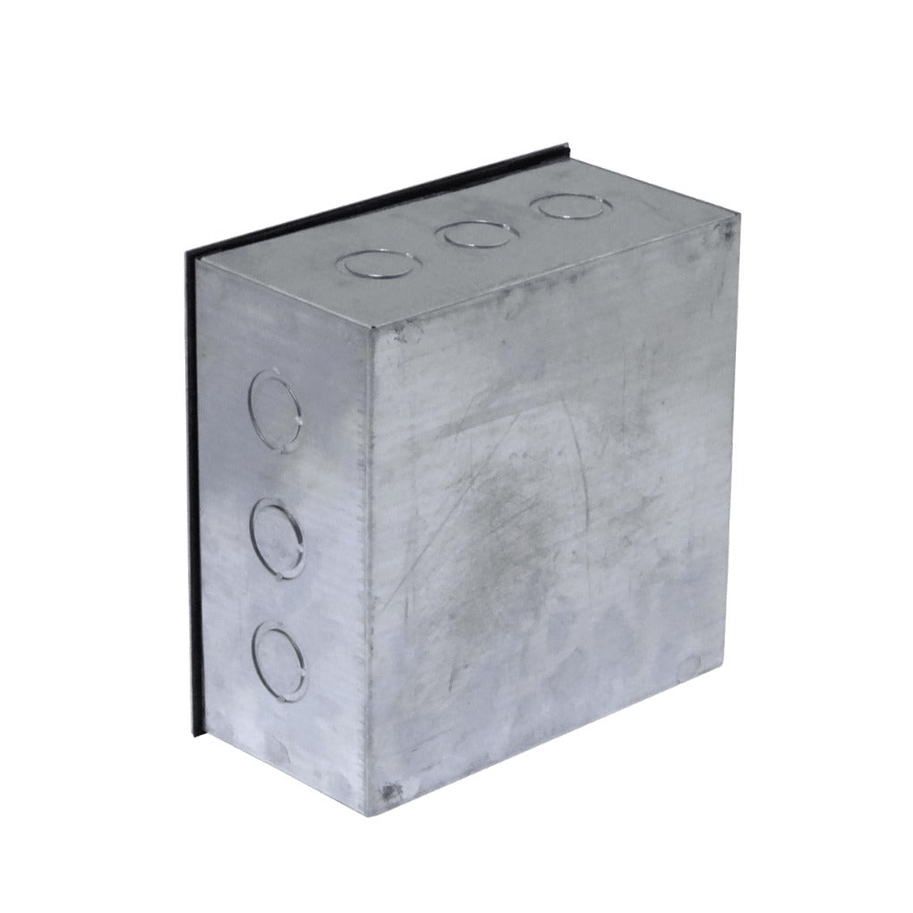 FPCWM-5 B22 Gabinete 200x200x100mm con Cubierta-205x205mm Galvanizada Metálica