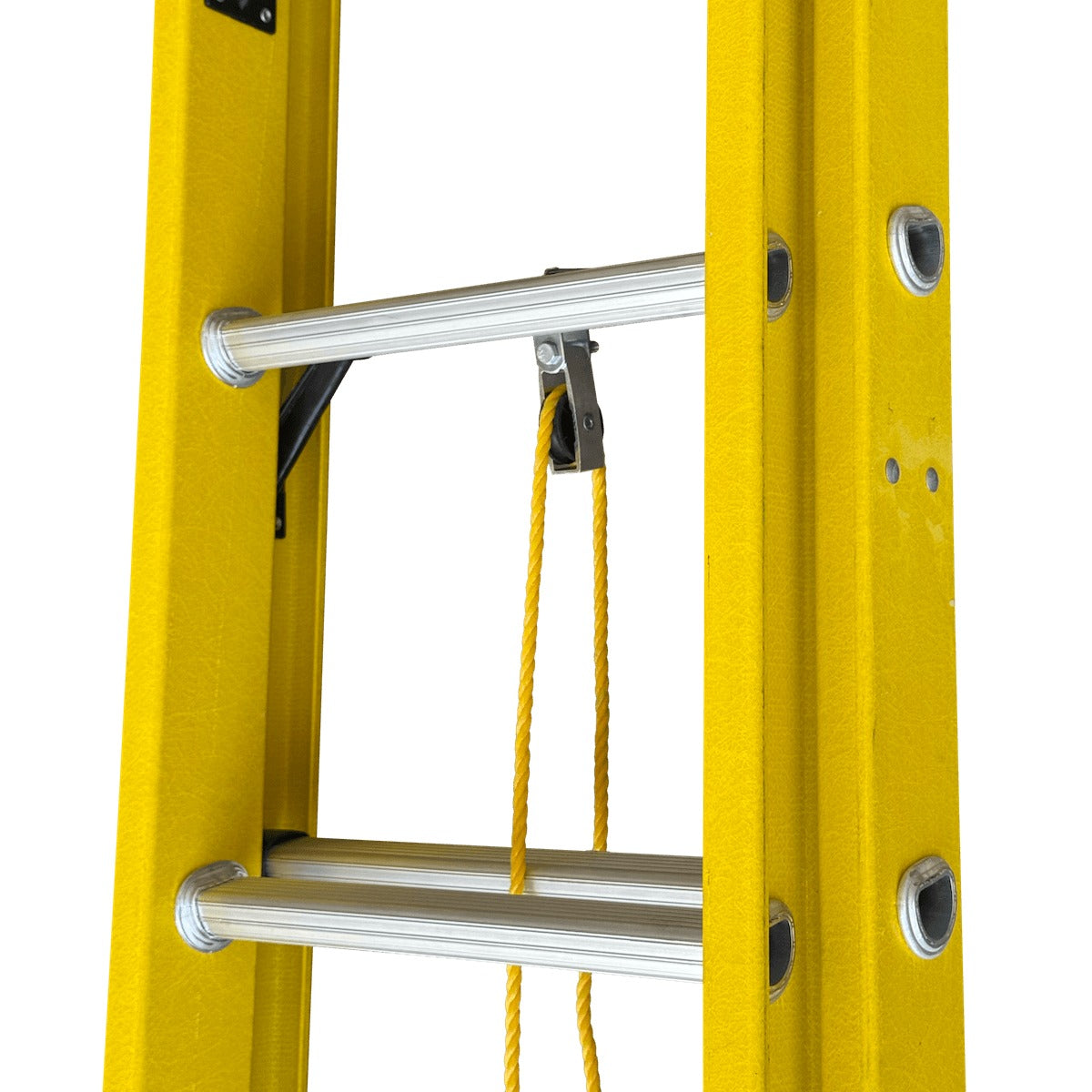 ESFA-428 3,8-7,60mt 140kg Escala Extensible de Fibra De Vidrio 28-Escalones