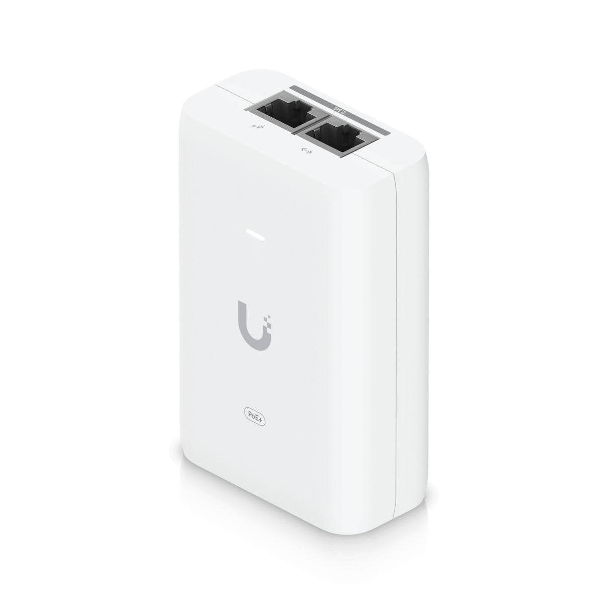 U-POE+30W. Inyector PoE+ de 2,5 Gbps, 48 VDC, 30 W, 0,65 A, compatible con 802.3at, conforme a la norma UACC-POE+-2.5G, UBIQUITI