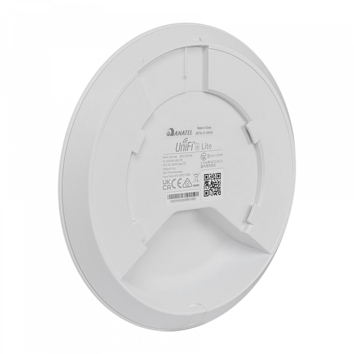 U6-LITE. Punto de acceso Ubiquiti 2x2 WiFi6 1200/300mbps 5/2,4Ghz 3dBi 23dBm requiere PoE48af 1 puerto 1000 U6-LITE-EU UBIQUITI