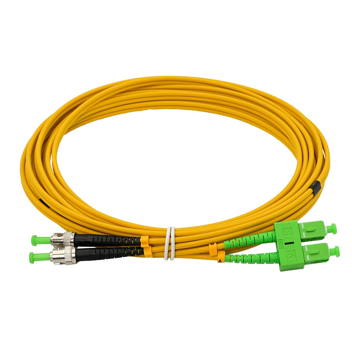 JFSAU5. 5 metros SC/APC-ST/APC Monomodo SM Dúplex Latiguillo de Fibra 9/125um 3mm