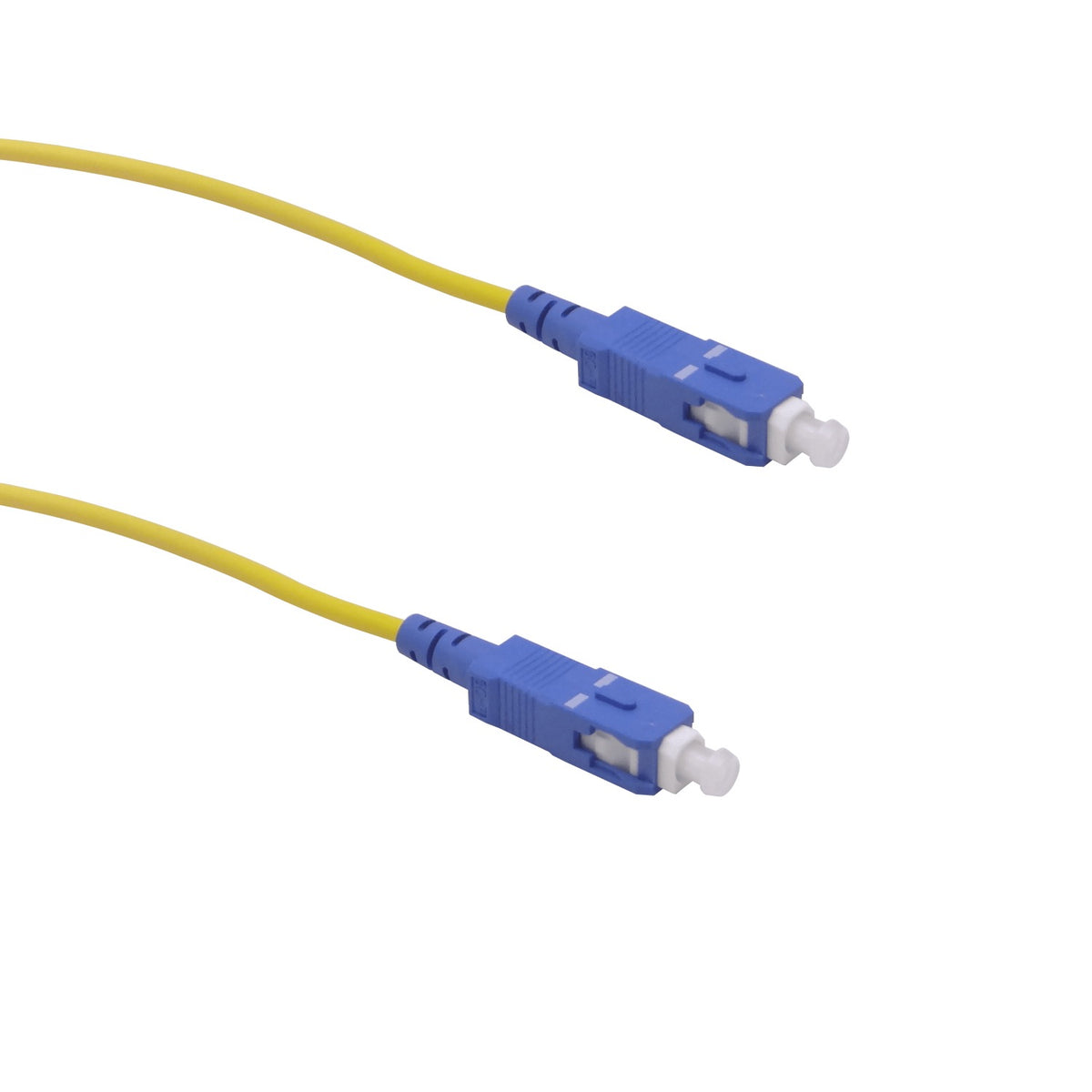 JFSCC3X-4 juego de 4 unidades de cable jumper simplex de fibra óptica monomodo SC-SC/UPC de 3 metros, núcleo 9/125um, diámetro exterior 3mm