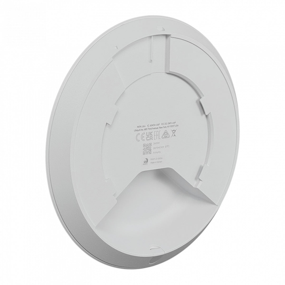 U6+. Punto de acceso inalámbrico 2x2 WiFi6 2400/570mbps en bandas de 5/2,4GHz, antena de 5dBi, potencia 23dBm, requiere PoE48af, puerto 1-1000, modelo U6+EU de UBIQUITI