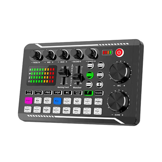 Interfaz de Sonido 3 Vías Mezclador con Conectividad Bluetooth