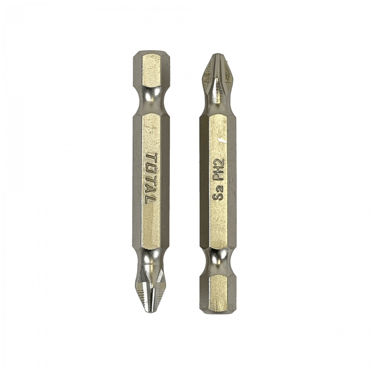 SET-10PH2 TOTAL Kit Punta Destornillador Phillips PH2 Sencillo 10unidades PH2x50mm TAC16PH223
