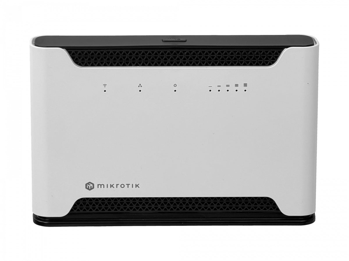 CHATEAU-LTE7 MIKROTIK Módem 4G Categoría 7 Rango 5-1000 Tarjeta SIM Conexión USB Nivel 4 Dual banda 2,4/5GHz Incluye Alimentación 24V Modelo D53G-5HACD2HND