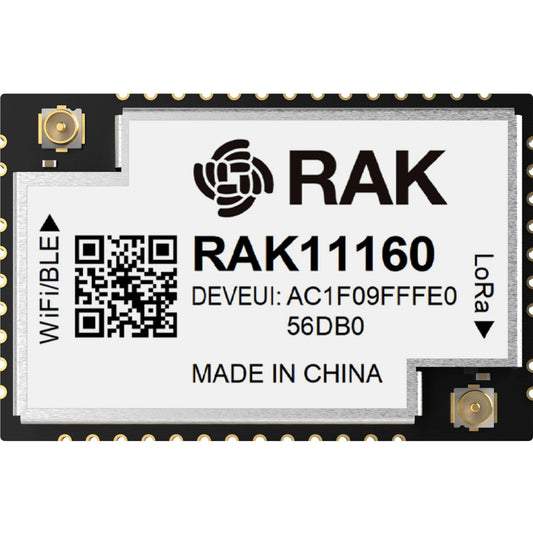 Dual-Core Module for LoRaWAN® con WiFi & BLE RAK11160 - Sin IPEX