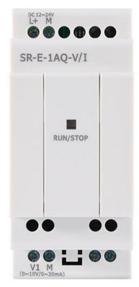 Módulo de Expansión SR-E-1AQ-V/I, 1 Salida Análoga 0-10V o 0-20mA, Alimentación DC12-24V, Rievtech