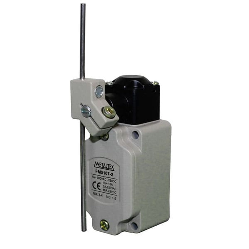 Fines de carrera metálico 10A/250VCA 1NA+1NC serie FM5 - Actuador fijo flexible