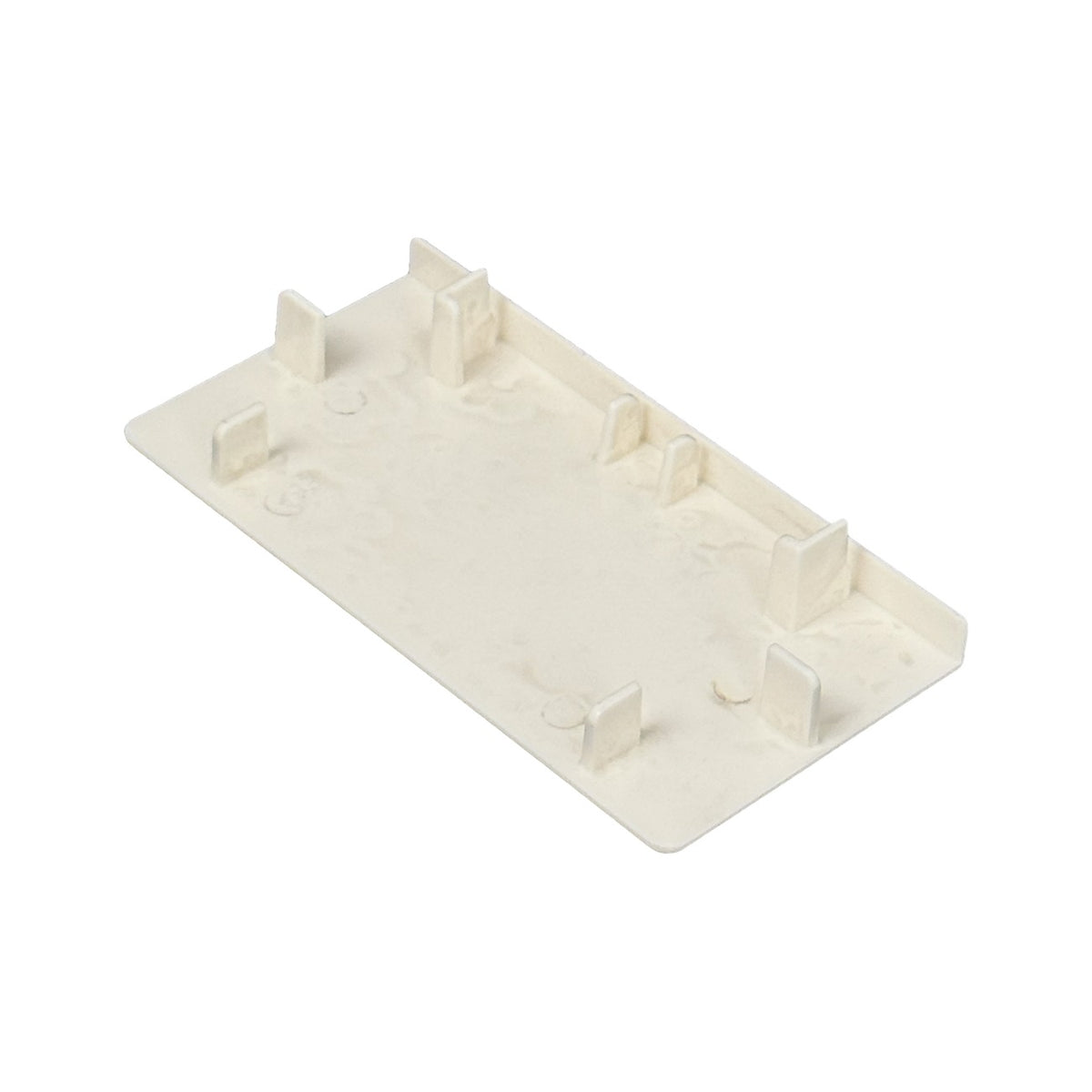 QN1R LINKCHIP 100x50mm Tapa Terminal Recta-Plana Blanca CCA-10050-TFR