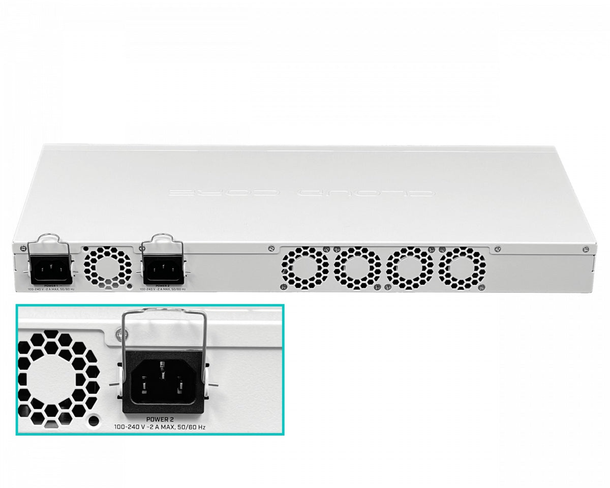 CCR2116-12G-4S+ MIKROTIK 16-2GHz 13-1000 4-Puertos SFP+ RS232-RJ45 Núcleo 6 2-220VAC necesita-Cables-C13