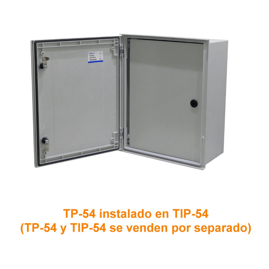 TP-54 TIBOX 463x345mm Contrapuerta Metálica para Tablero Gabinete 500x400 TIP-54