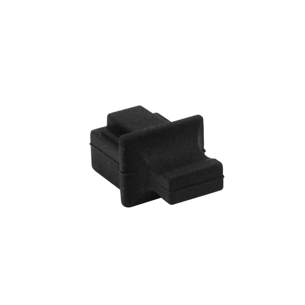 MP45J Lote de 10 protectores de goma negra para conector Keystone RJ45