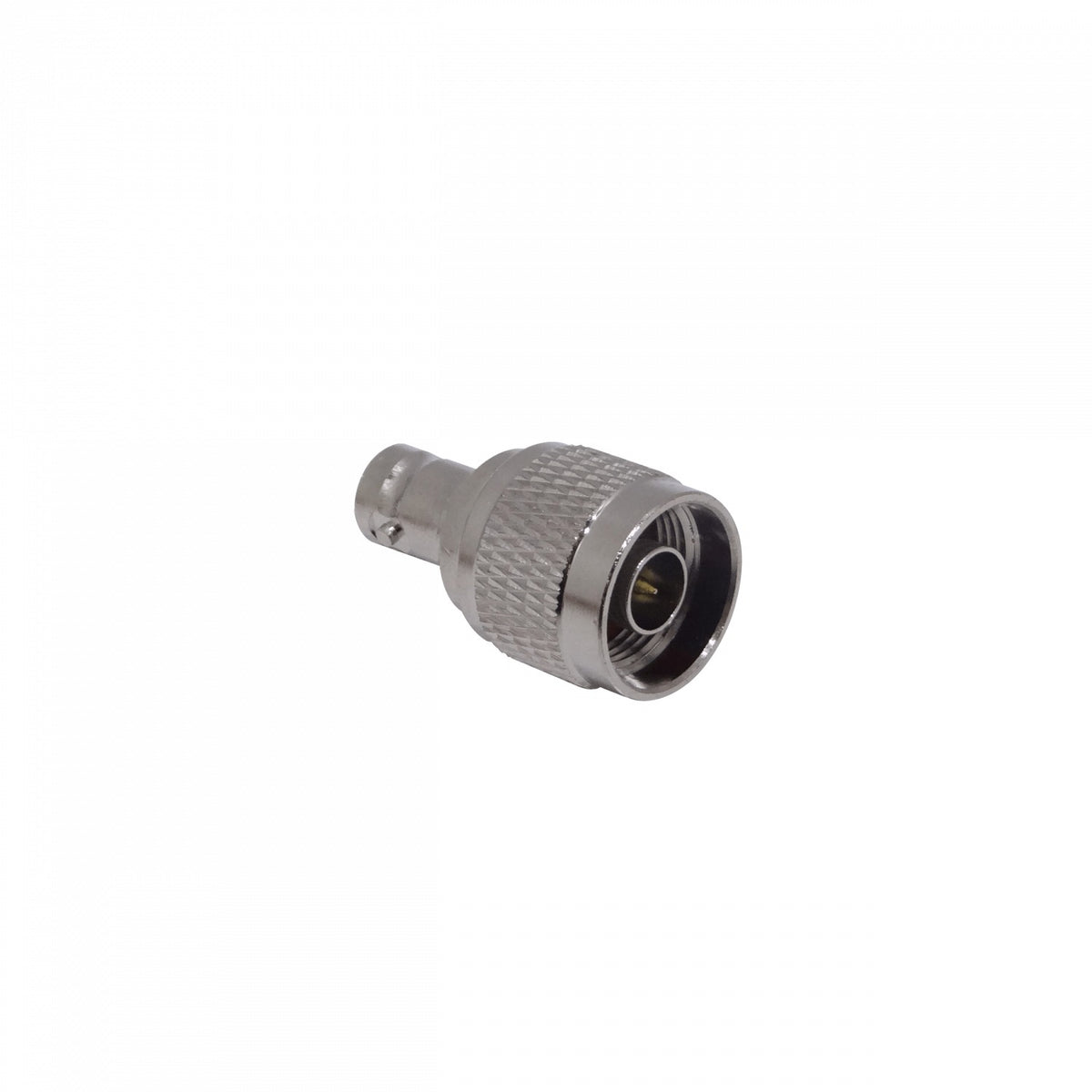 BHNM Adaptador coaxial conector BNC hembra a N macho, cuerpo de 34mm de longitud
