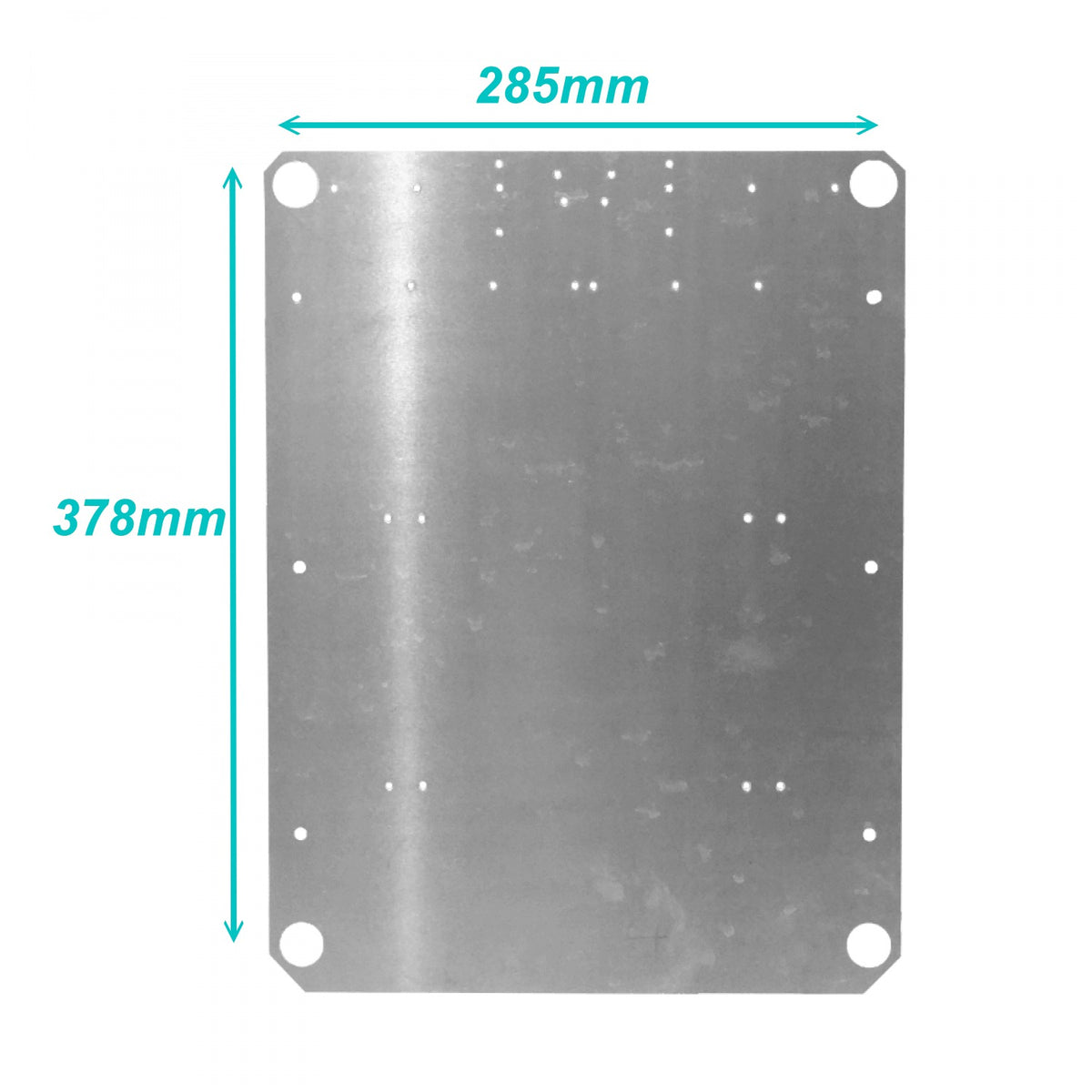 NP1714 ALTELIX Lámina de Aluminio 2mm 285x378mm para Gabinete NP171406xx