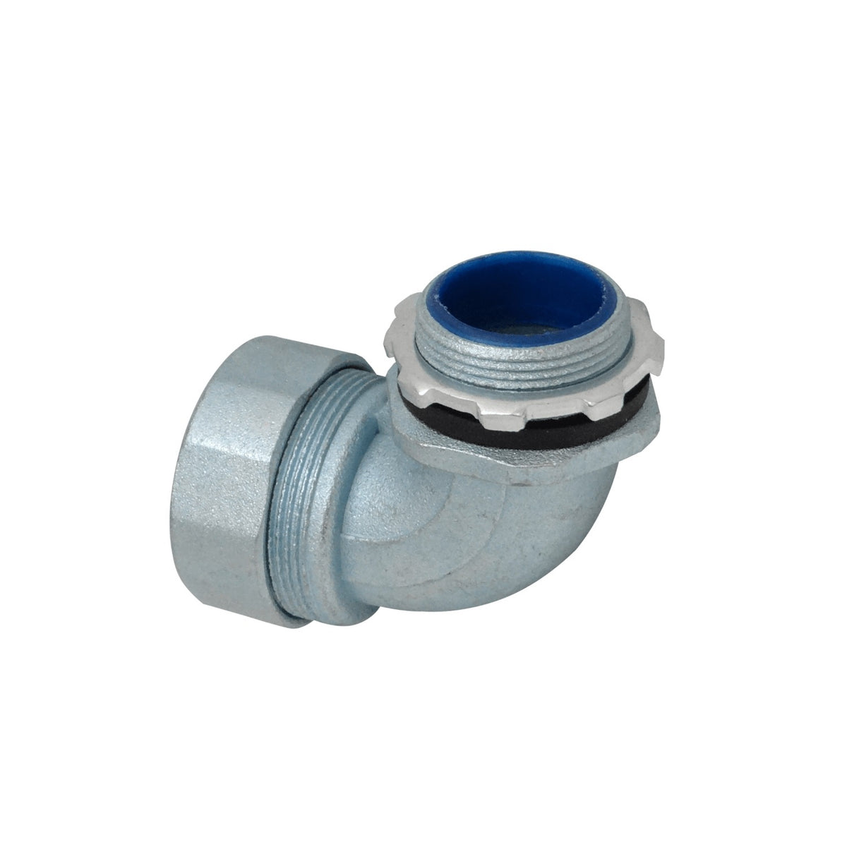 M32-SAC Conector Metálico 32mm Curvo Prensacables para Tubo Corrugado Aislante IP65