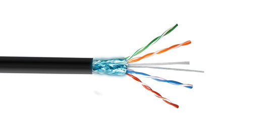 CBXL-SN1 LINKMADE 100mt Cat5E F/UTP Exterior PE Solid Unifilar Cable Negro