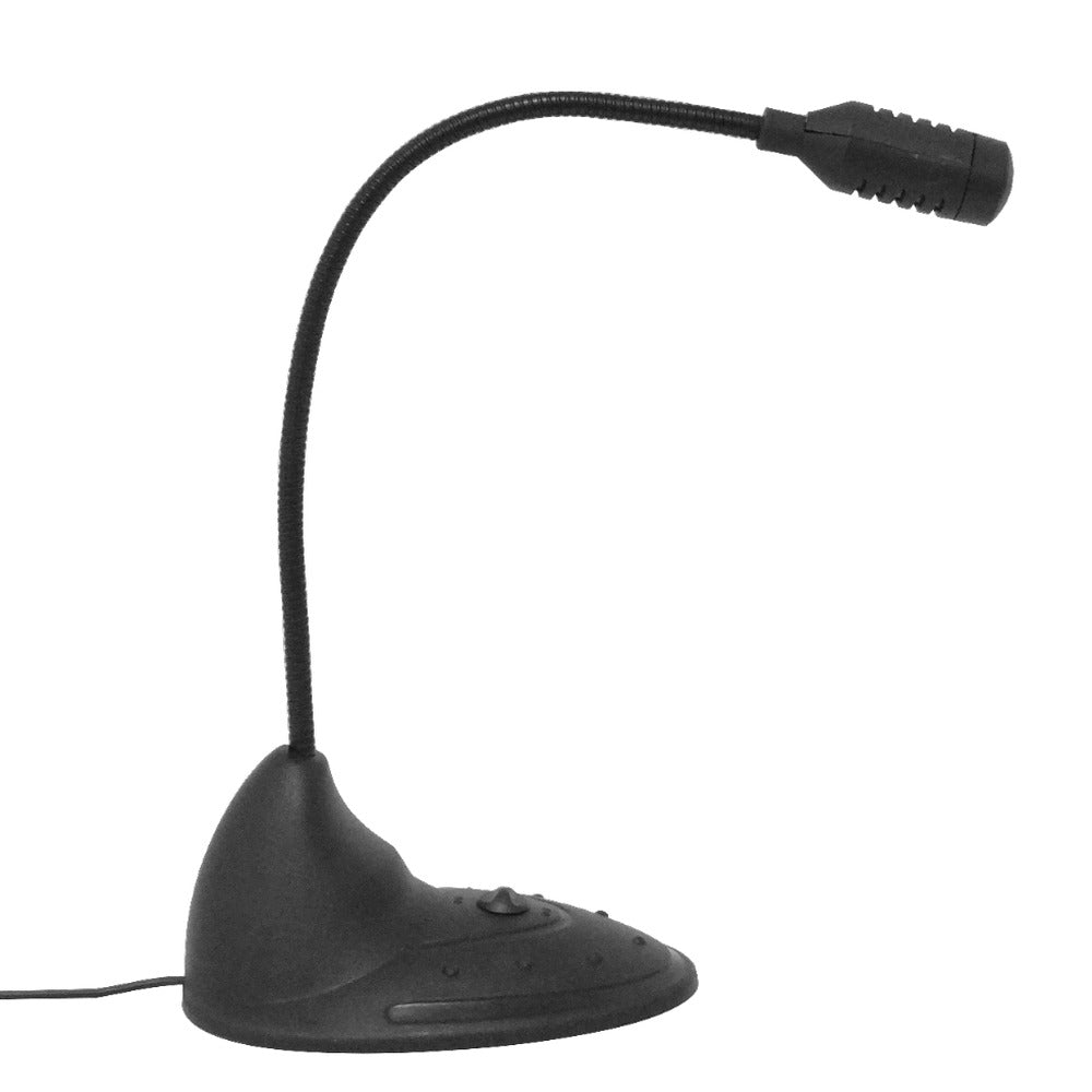 MIC-35 Micrófono de Escritorio con Conector 3,5mm Macho, Base y Cable de 130cm YW2001M