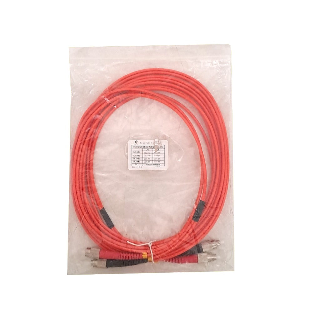 JFMFT5 5mt FC-ST OM1 Multimodo MM Duplex Latiguillo Fibra 62.5/125um LSZH