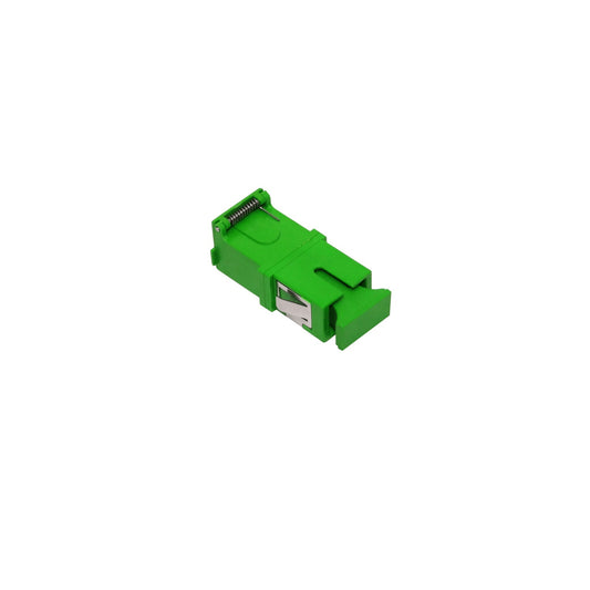 TASCA Adaptador simplex SM SC/SC APC verde con autotapa para cabecera CL