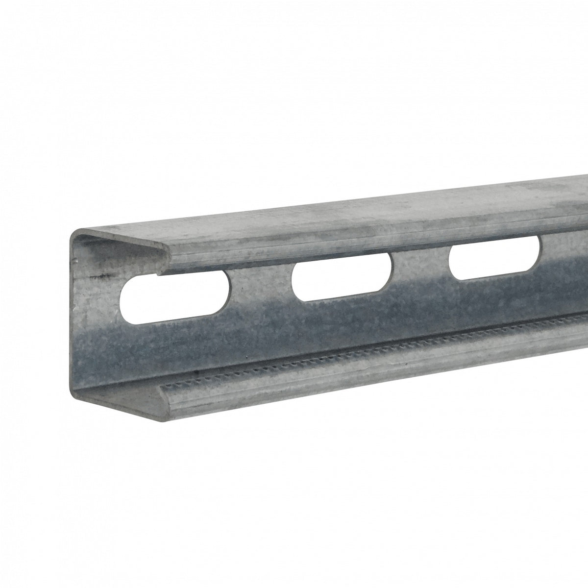 CANAL-2 Perfil Strut 1 metro 41x41x1,2mm Ranurado Acero 100cm
