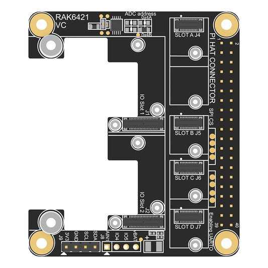 WisMesh Pi Hat Kit — RAK6421 + Raspberry Pi 4 (2GB)