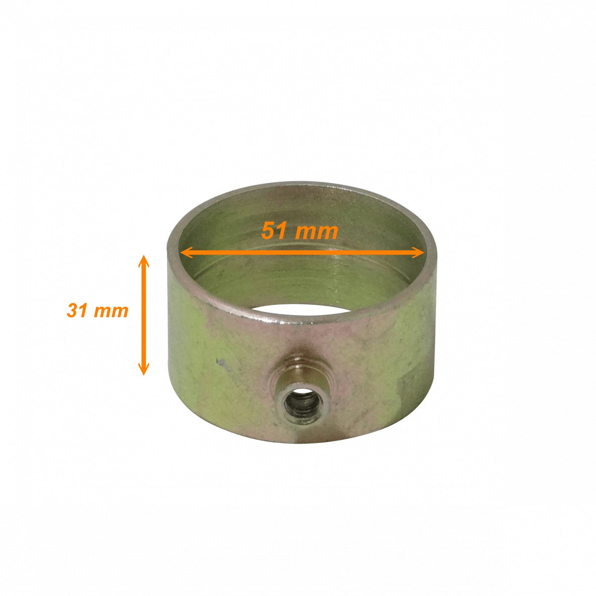MAST-C4 Soporte base para mástil de 51mm de diámetro que requiere sistema de fijación para tubo telescópico MAST-PL