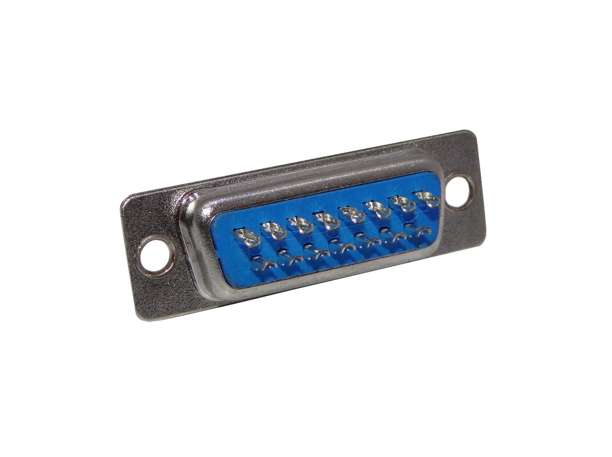 DB15-M Macho DA-15 DB15-Ancho(2-hileras) 39mm 15-pin Conector para Soldar sin/Cubierta