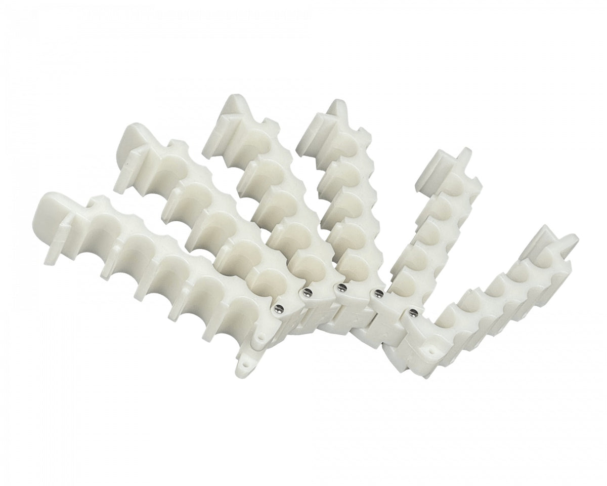 COMB-25 Organizador para 5x5 25 Conductores UTP/FTP máx-9mm Agrupador Manojo Blanco 8x8cm