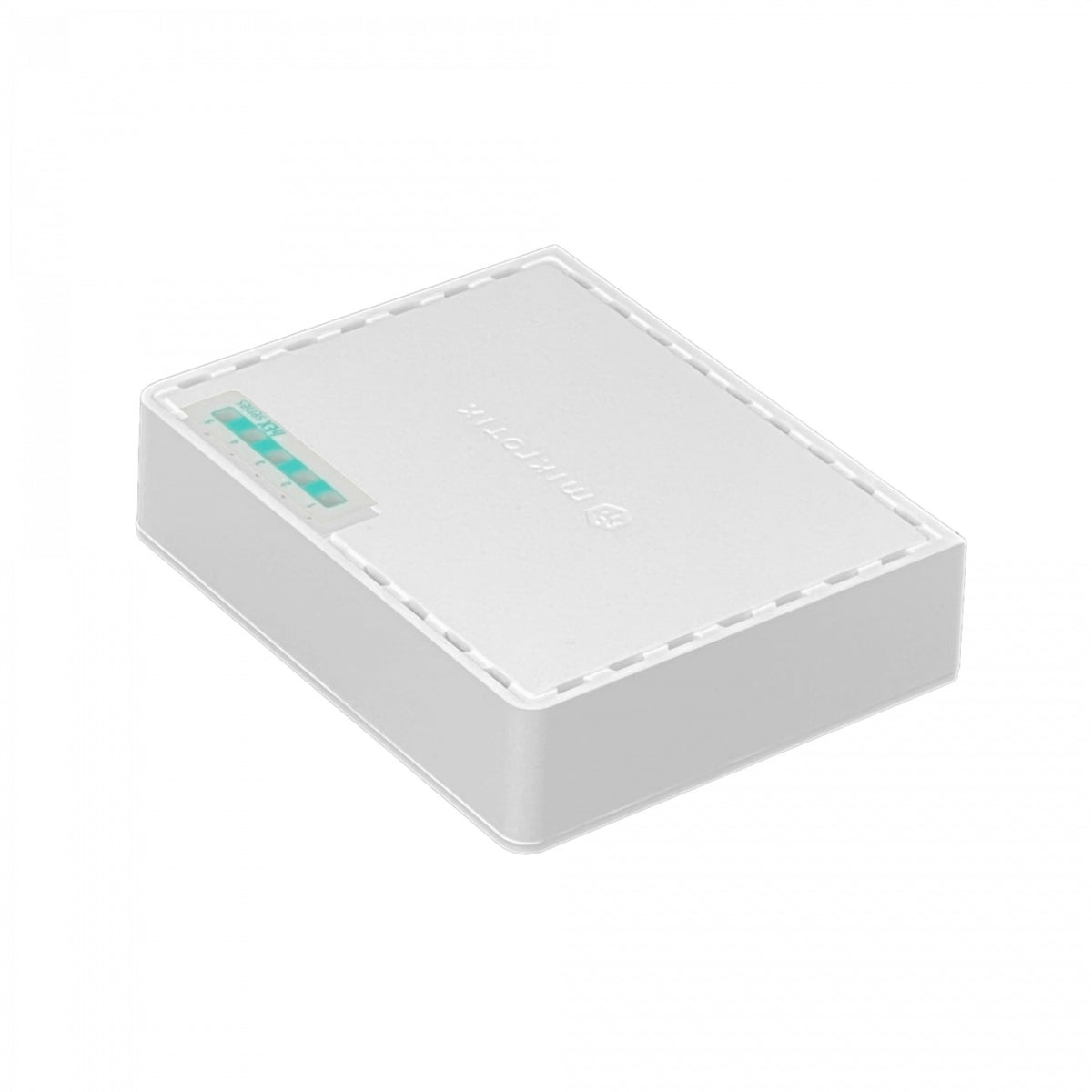 HEX-LITE MIKROTIK Enrutador RB750r2 5 Puertos 100Mbps L4 850MHz 64MB Carcasa Plástica con Fuente de Alimentación Incluida