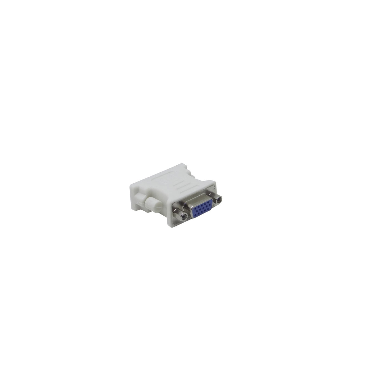 VGADVI Adaptador de señal de video Conector VGA hembra a DVI macho 24+5 pines Para pantalla