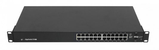 ES24-LITE. Switch gestionable Ubiquiti de 24 puertos 1000, 2 SFP, consola RS232-RJ45, para rack, alimentación 220VAC/25VDC ES-24-LITE-EU. UBIQUITI
