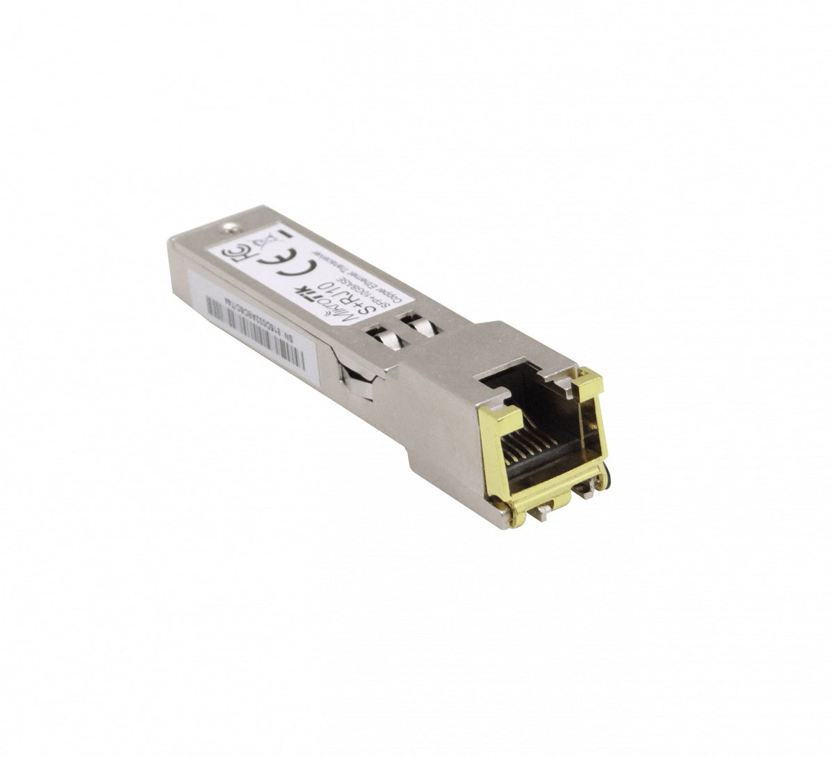 S+RJ10 MIKROTIK Transceptor SFP+ 10GBASE-T de Cobre con Puerto RJ45 Multigigabit (10/100/1000/2500/5000/10000)