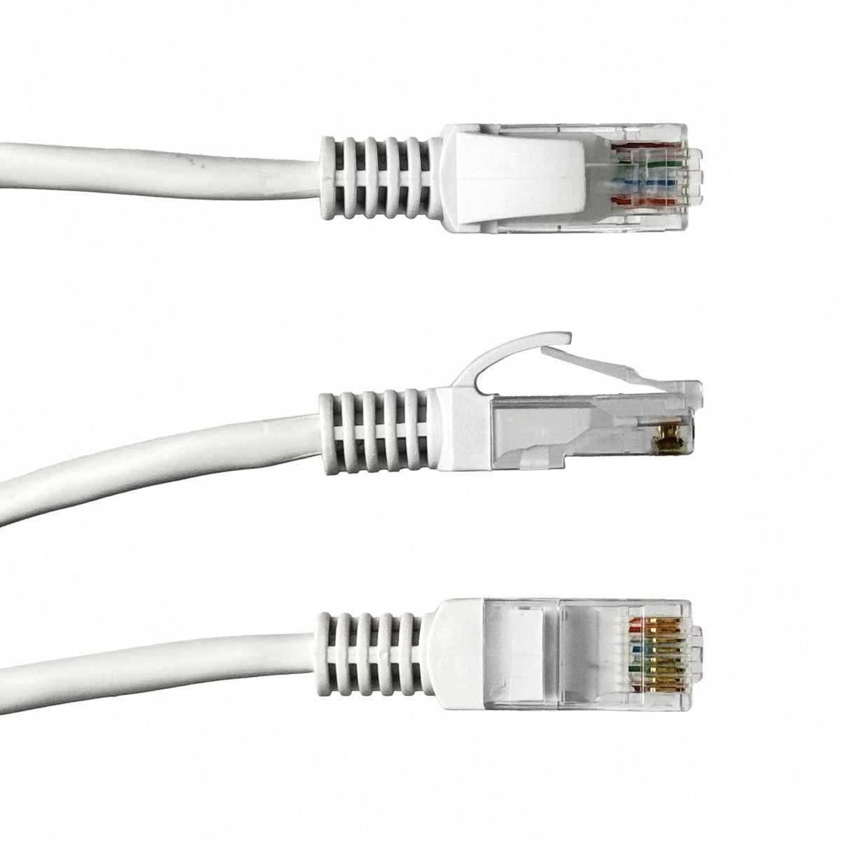 CPG-30 30metros Gris Cable de Parcheo 1-pieza CAT5E UTP CCA-Aleación RJ45 Moldeado