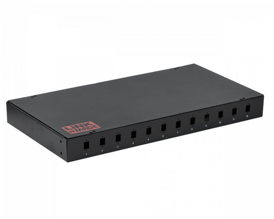 CFR12CL LINKMADE PANEL FIJO 12-SC 24-LC DISTRIBUIDOR DE FIBRA 1U REQUIERE ACOPLADORES RECTANGULARES